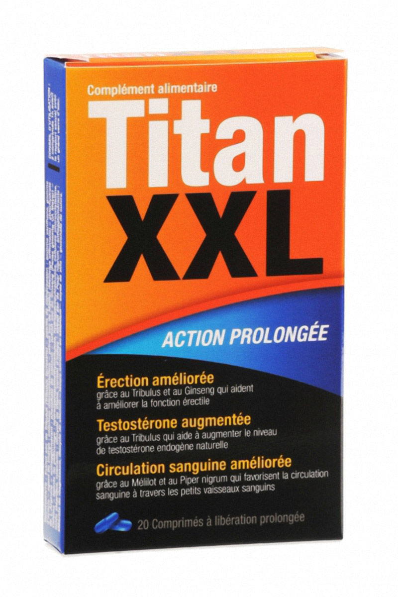 Stimulant sexuel Titan XXL 20 comprimés