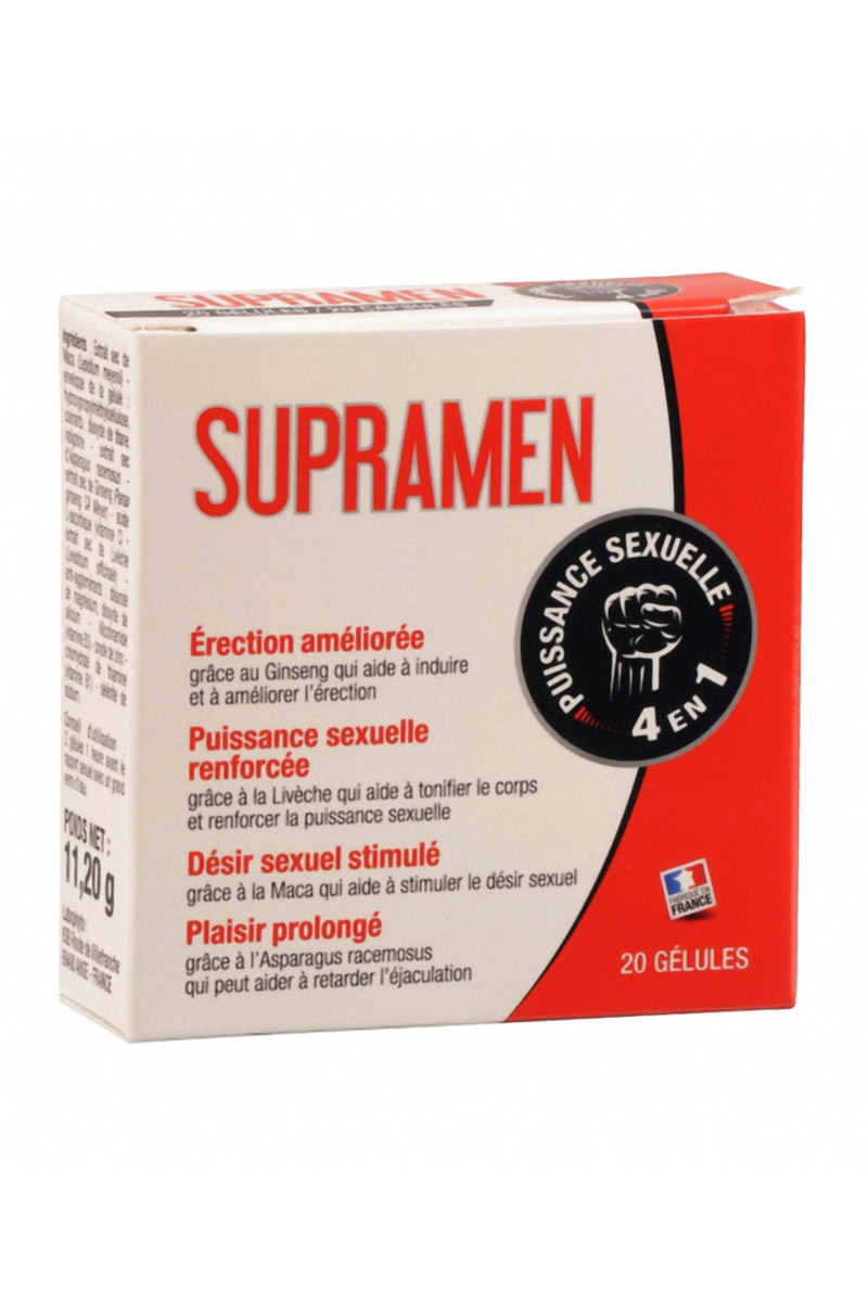 Aphrodisiaque Supramen 20 gélules