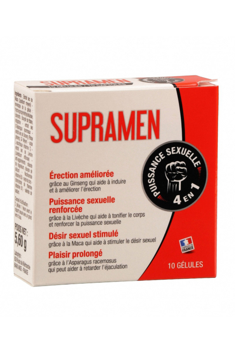 Aphrodisiaque Supramen 10 gélules