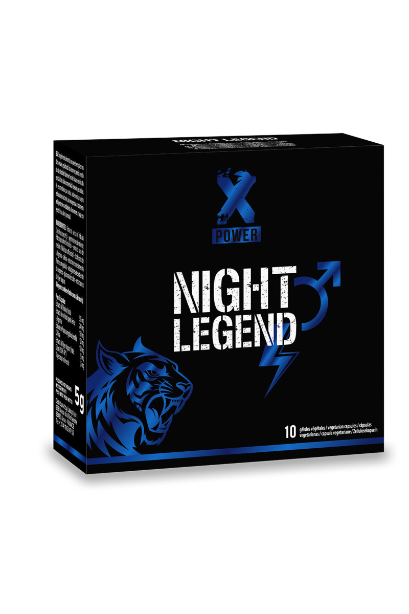Booster sexuel masculin à effet rapide Night Legend 10 gélules