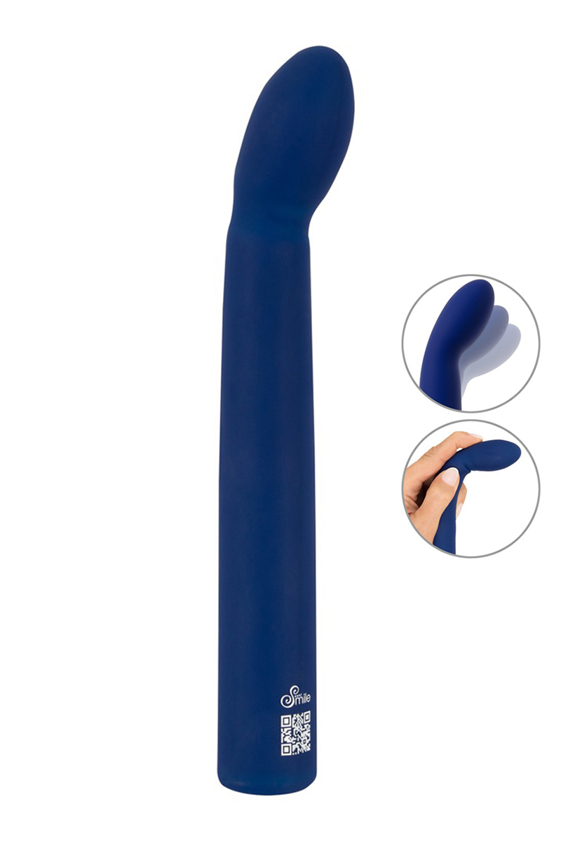 Vibromasseur flexible Stimulation point G 18,6 x 2,5 cm