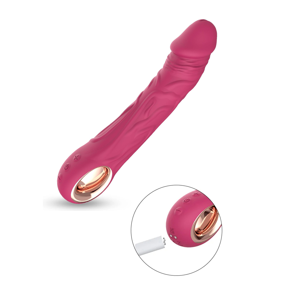 Vibromasseur premium flexible en Silicone Vibromasseur premium flexible en Silicone