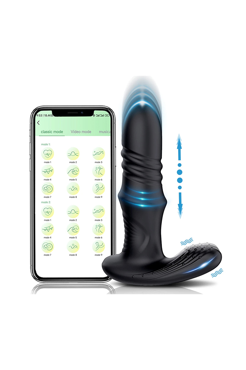 Plug anal télescopique Bluetooth Plug anal télescopique Bluetooth