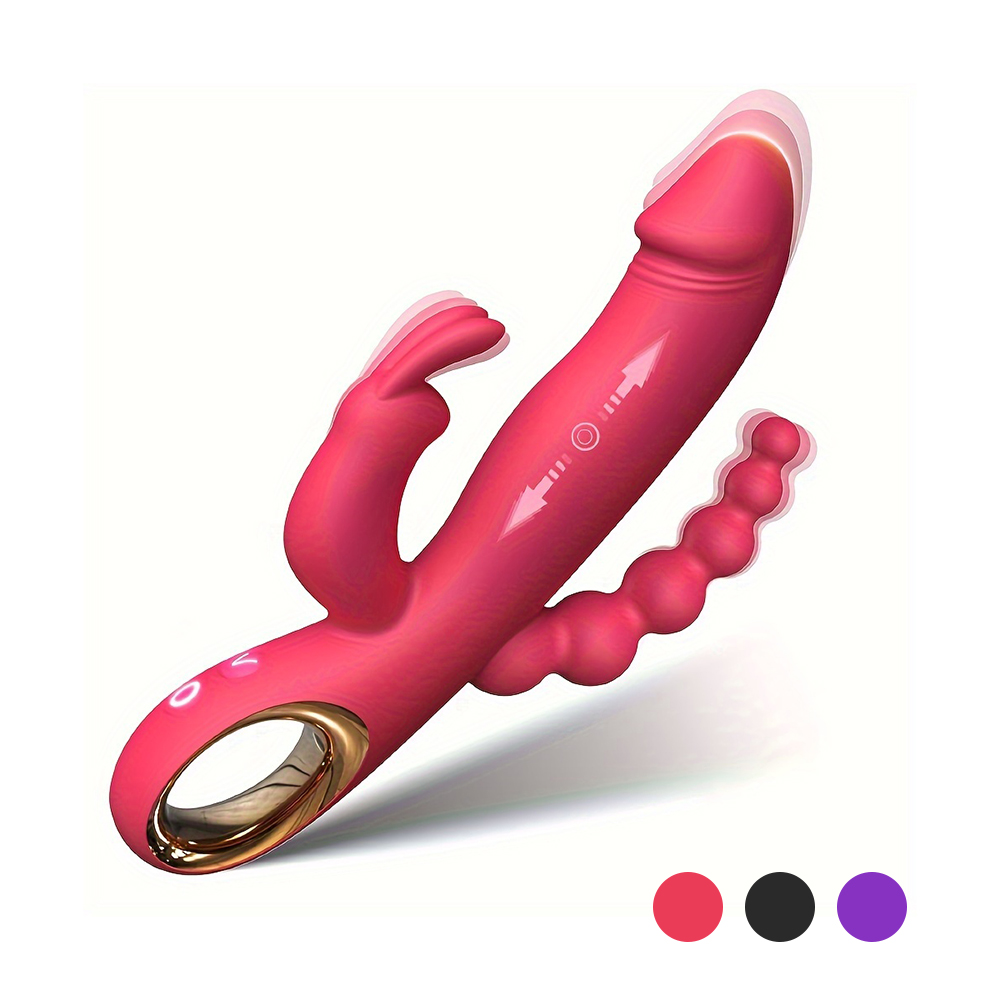Vibromasseur Rabbit rechargeable triple stimulation Vibromasseur Rabbit rechargeable triple stimulation