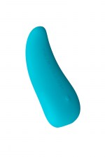 Mini vibro rechargeable ThrillLeaf bleu
