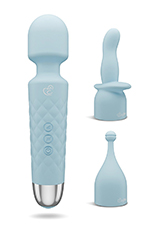 Mini Vibromasseur Wand avec 2 têtes amovibles