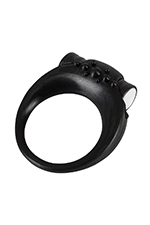 Anneau de pénis vibrant en silicone