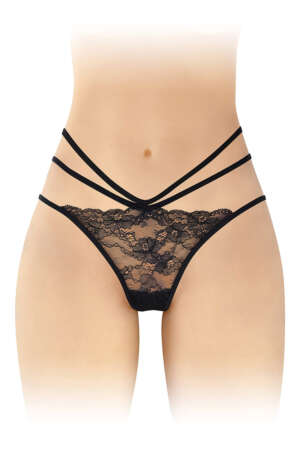 Culotte ouverte Nadia noire