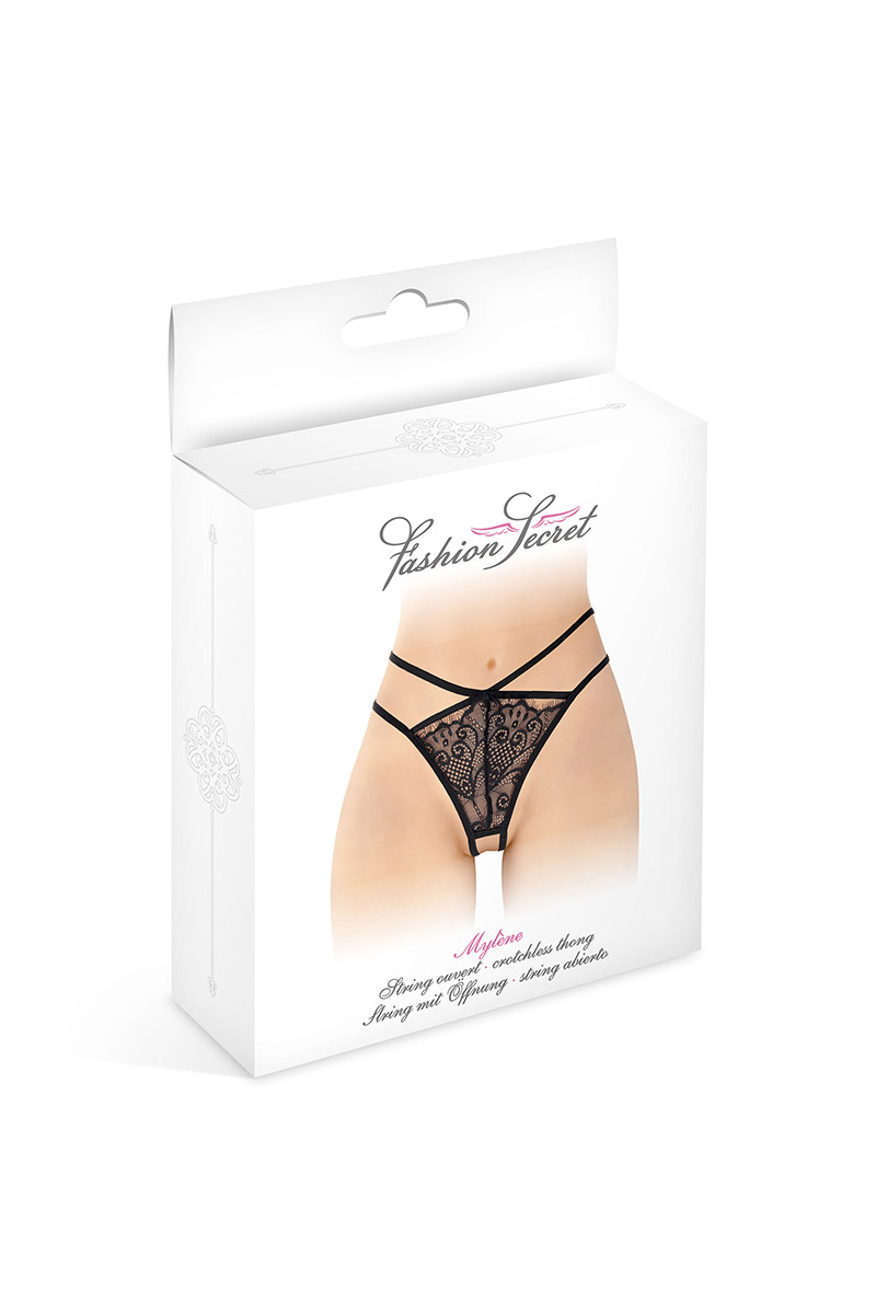 String ouvert Mylene noir – Image 3