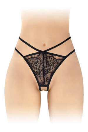 String ouvert Mylene noir