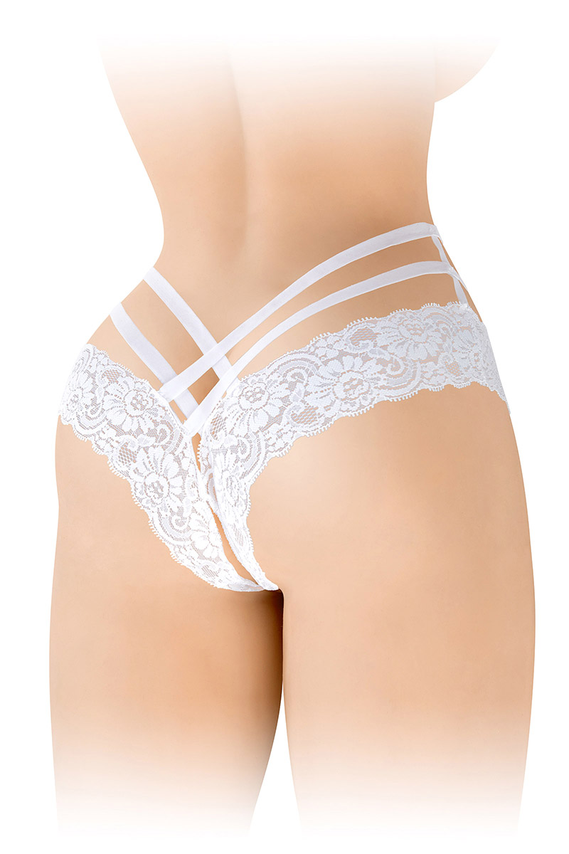 Tanga ouvert Anne blanc – Image 2