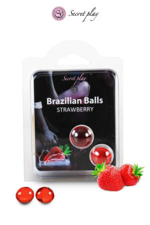2 Brazilian Balls Fraise