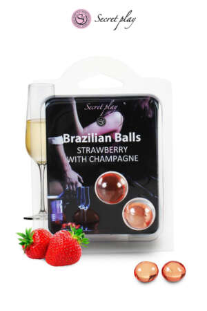 2 Brazilian Balls Fraise et champagne