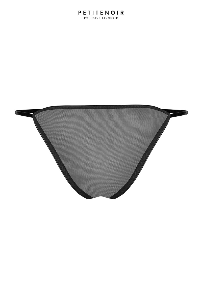 Slip échancré tulle et broderies – Image 4