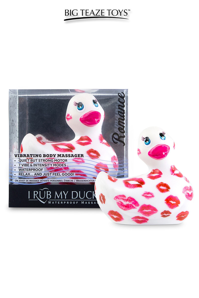 Mini canard vibrant Romance blanc et rose – Image 3