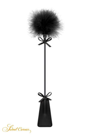 Tapette avec pompon noir