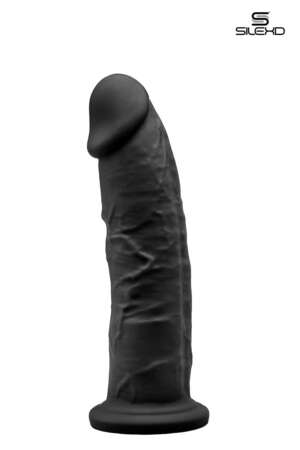 Gode double densité Modèle 2 19 cm noir