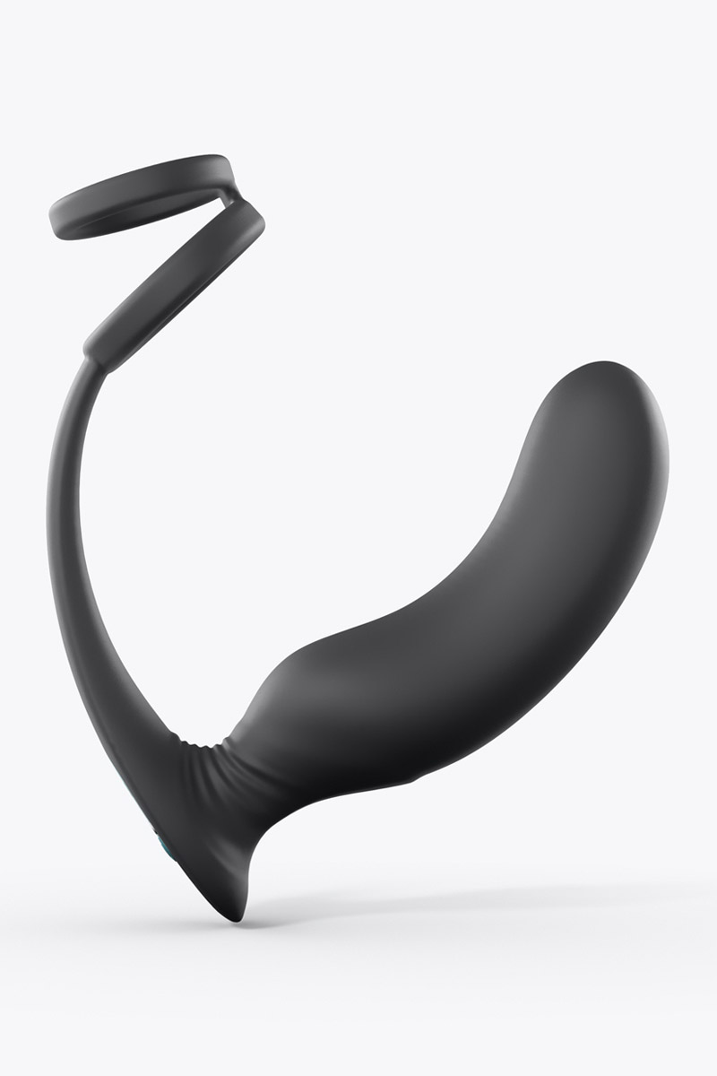 Stimulateur de prostate + cockring Double game – Image 3