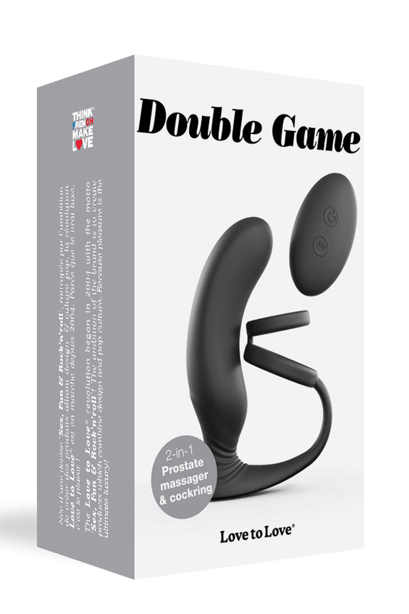 Stimulateur de prostate + cockring Double game – Image 5