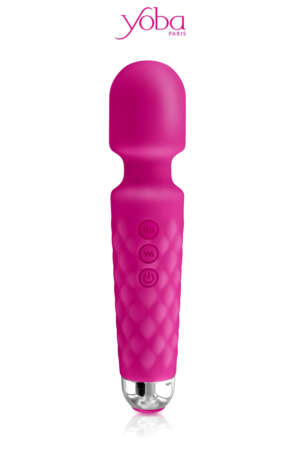 Vibromasseur Love Wand rechargeable rose
