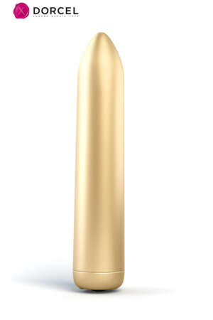 Mini Vibromasseurmasseur Rocket Bullet doré