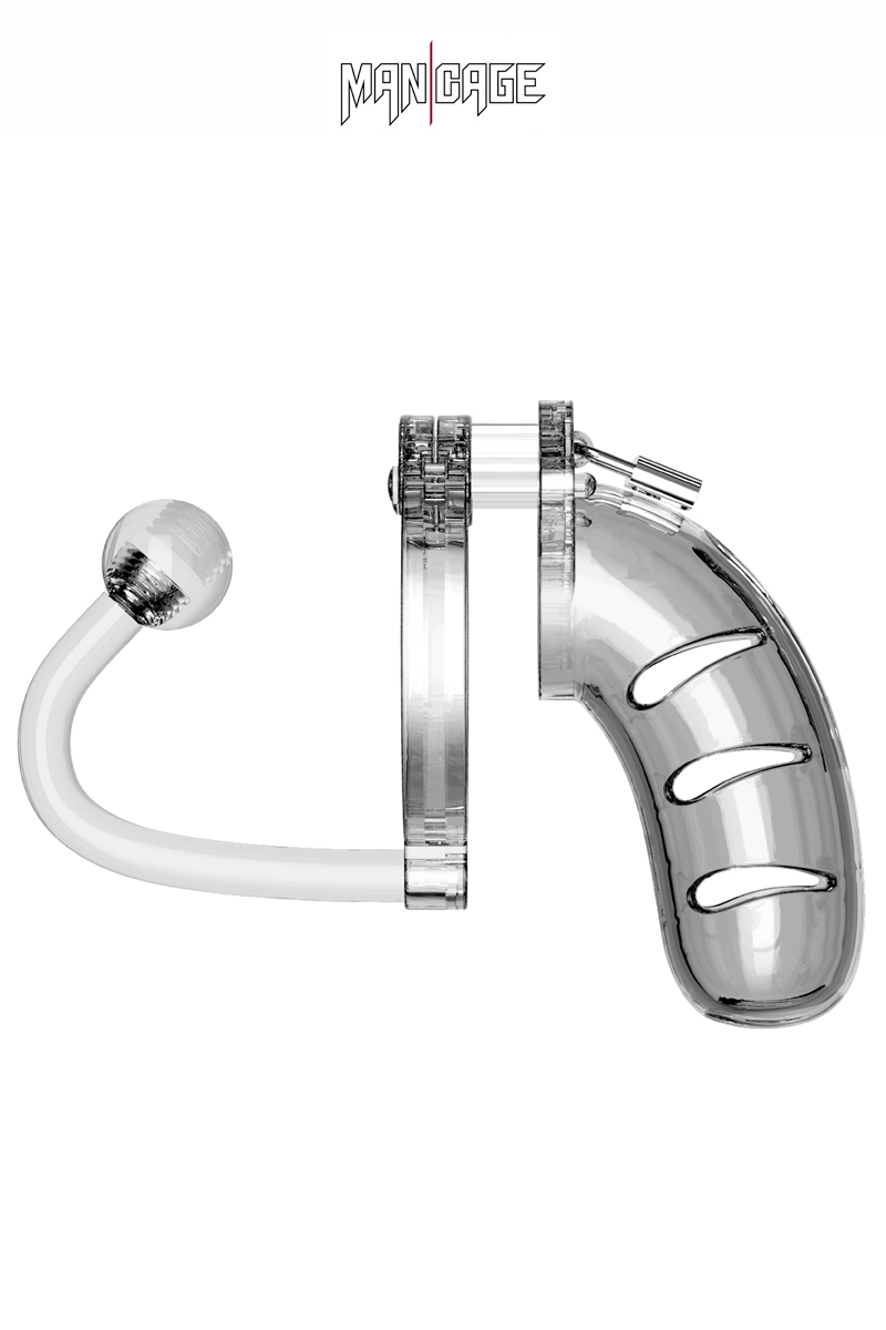 Cage de chasteté 11,5 cm avec plug – Image 3