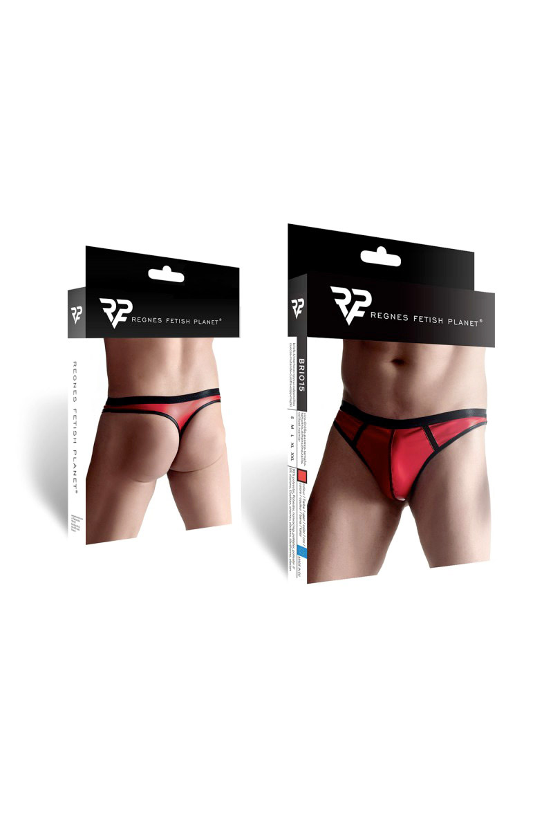 String en wetlook rouge – Image 4