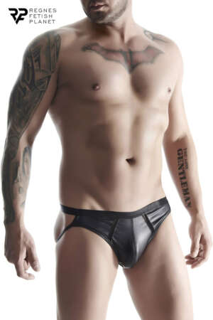 Jockstrap noir wetlook