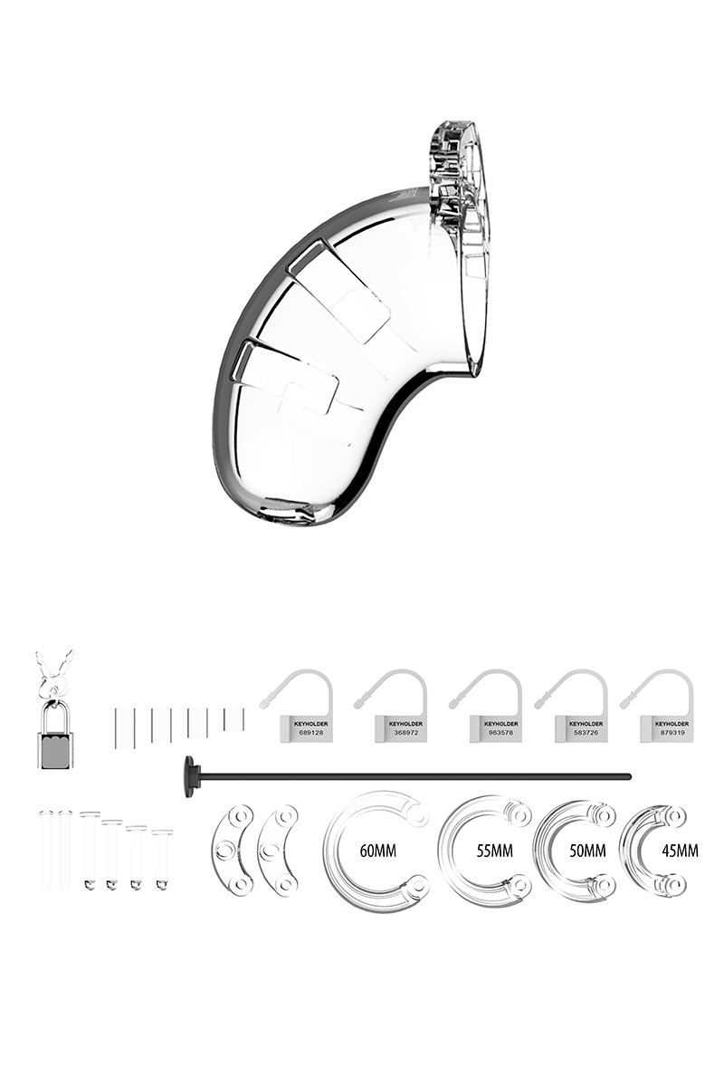 Cage de chasteté avec plug d'urètre 15 – Image 2