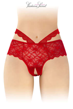 Culotte ouverte rouge Marie