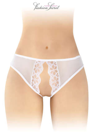 Culotte blanche ouverte Ambre
