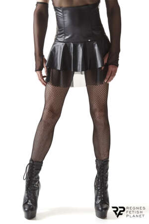 Jupe noire taille haute