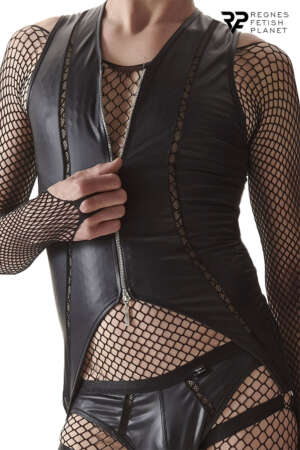 Body ouvert à zip