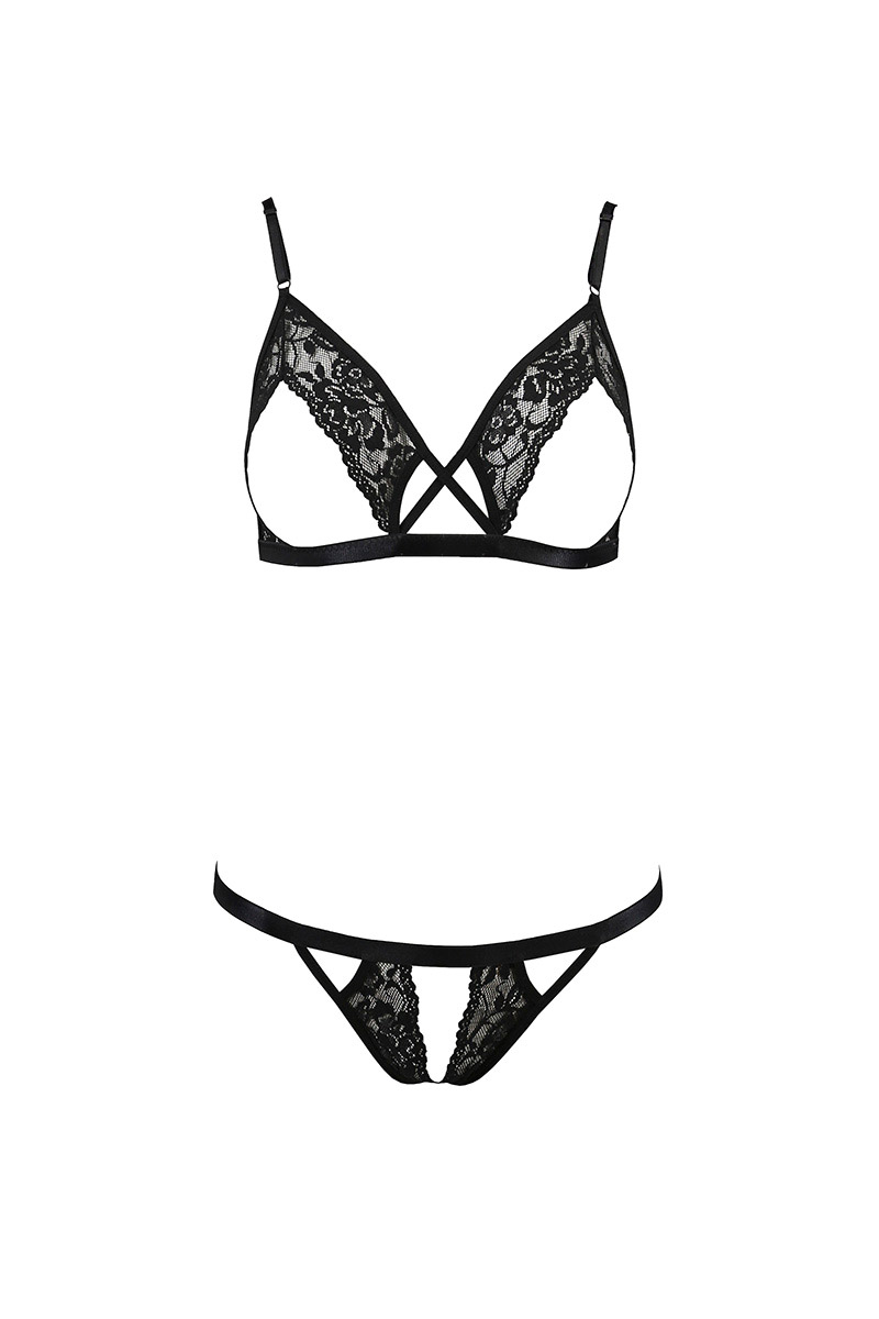 Ensemble sexy ouvert Diabolina – Image 3