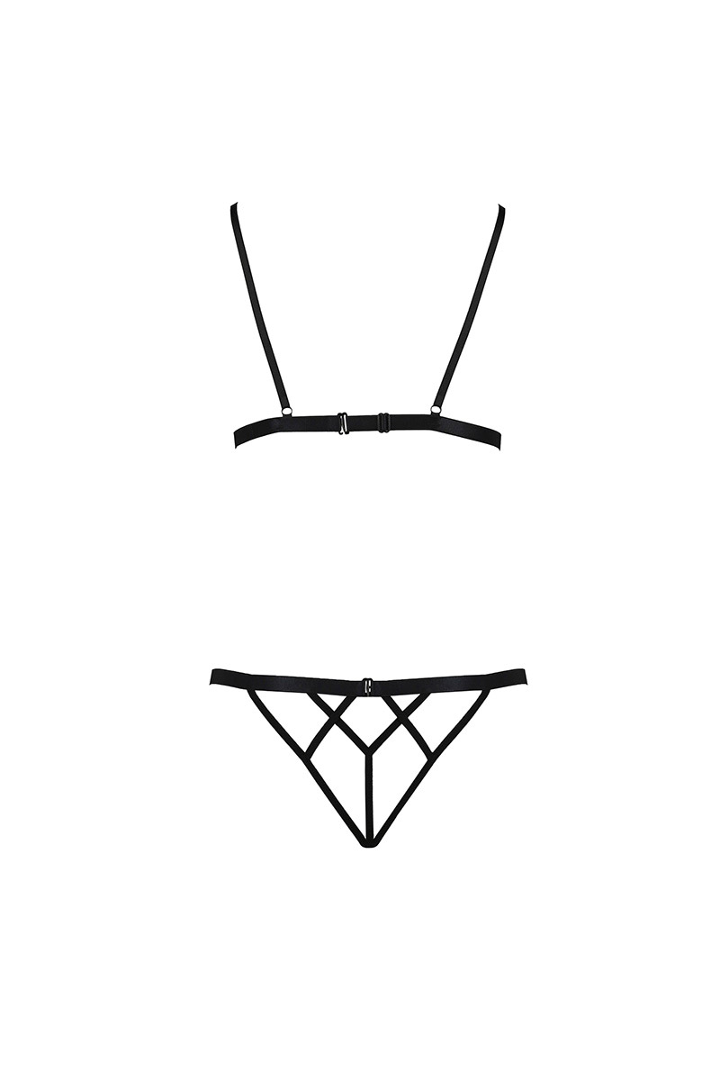 Ensemble sexy ouvert Diabolina – Image 4