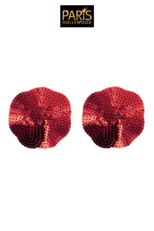 Nipples rouges sequin