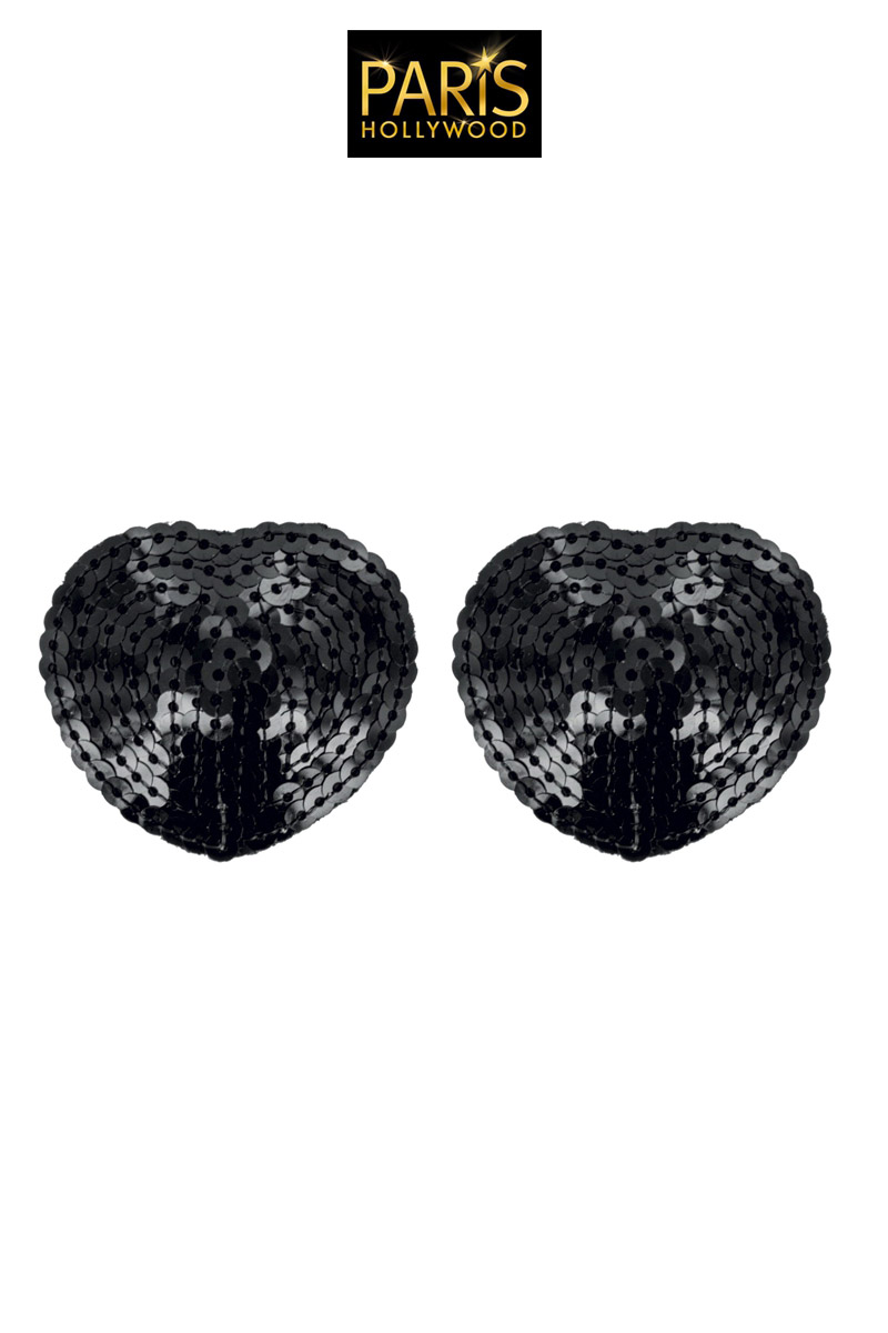 Nipples noirs sequin