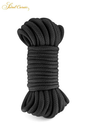 Corde de bondage 10m noire