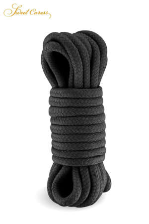 Corde de bondage 5m noire