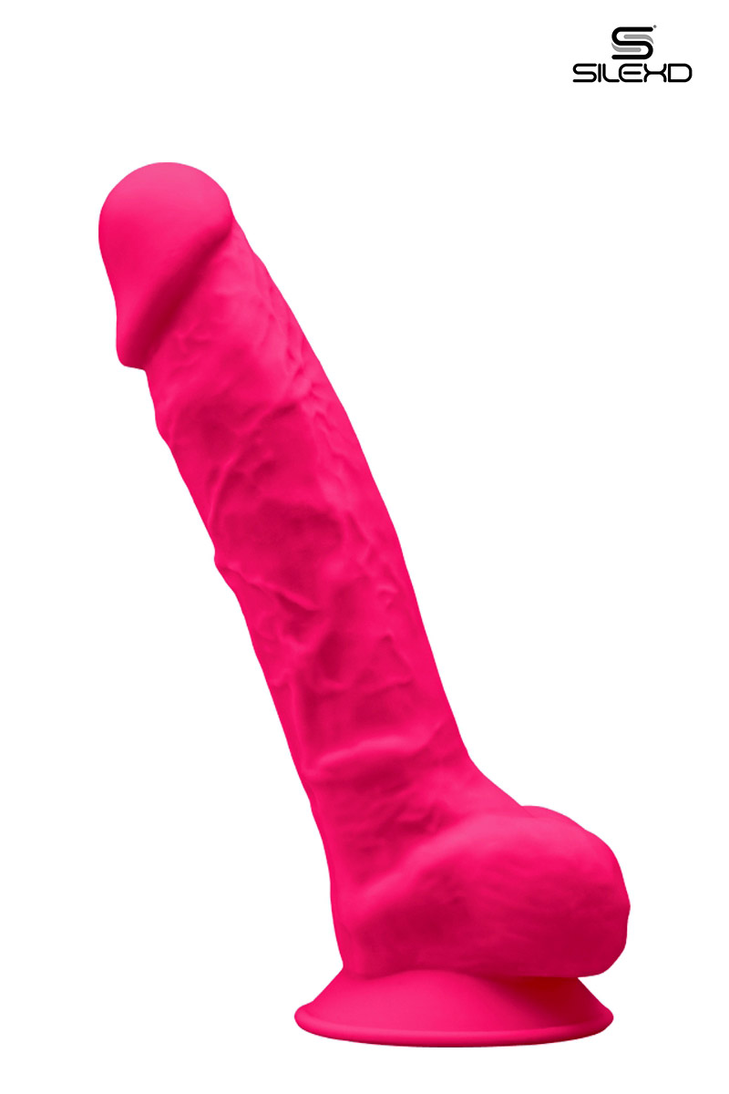 Gode double densité 20 cm rose
