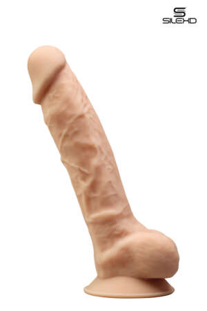 Gode double densité 20 cm chair