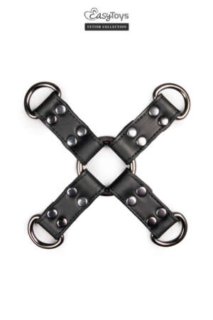Croix en cuir Hog Tie