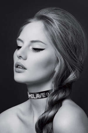 Collier strass Slave