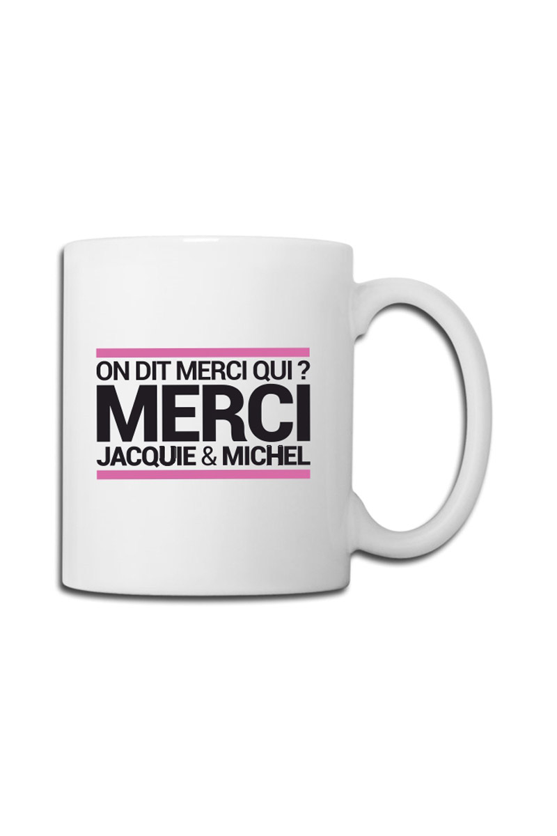 Mug blanc On dit merci qui