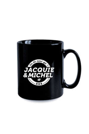 Mug noir Logo rond