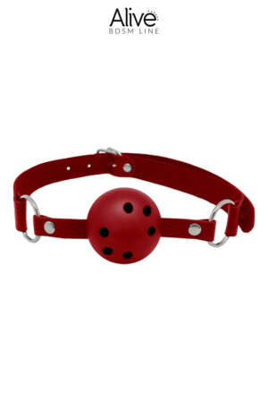 Bâillon Discretion rouge