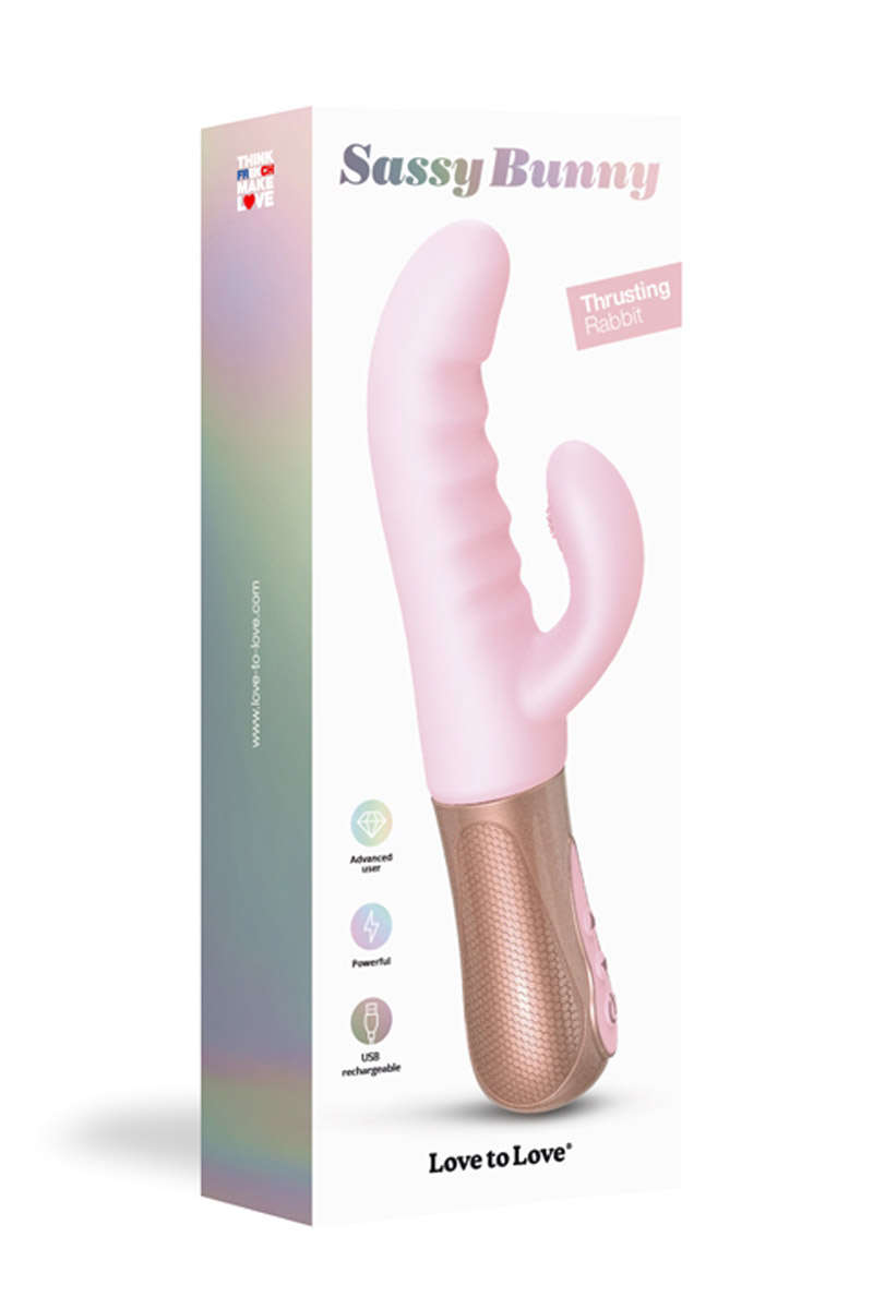 Vibromasseur Rabbit Sassy Bunny rose – Image 5