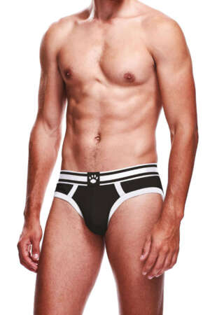 Slip noir et blanc
