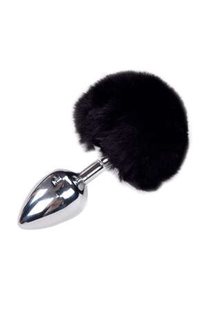 Plug métal Fluffy taille L noir