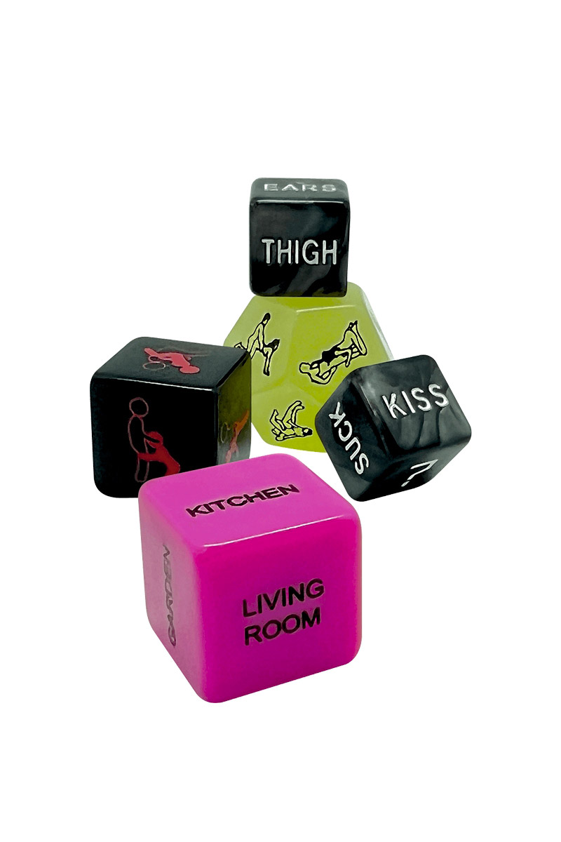Set 5 dés coquins